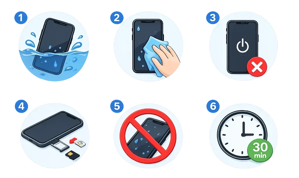Water Damage Phone Repair
