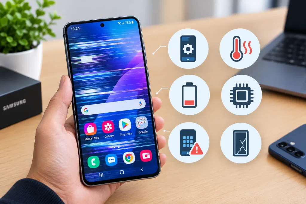 Samsung phone screen